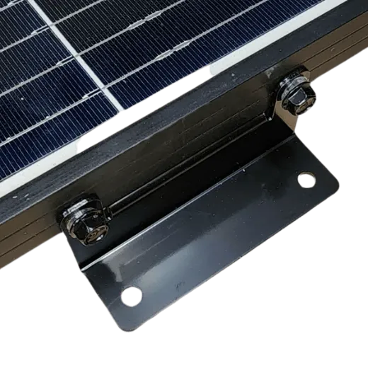 Picture of Exotronic Adjustable Black Aluminium Solar Panel Brackets