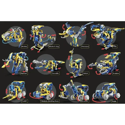 Picture of 12 in 1 Solar Hydraulic Robot Kit