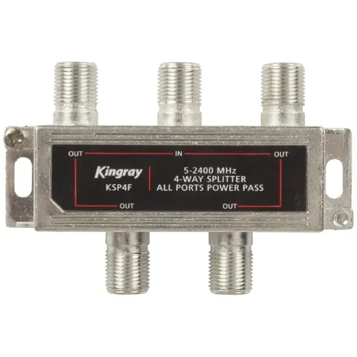 Picture of Kingray 4-Way Foxtel Approved Splitter