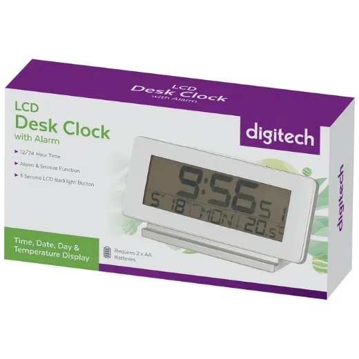 Picture of LCD Desk Clock with Alarm