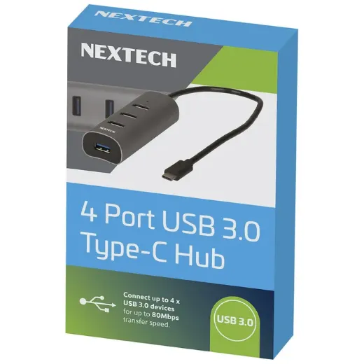 Picture of Nextech 4 Port USB 3.0 Type-C Hub