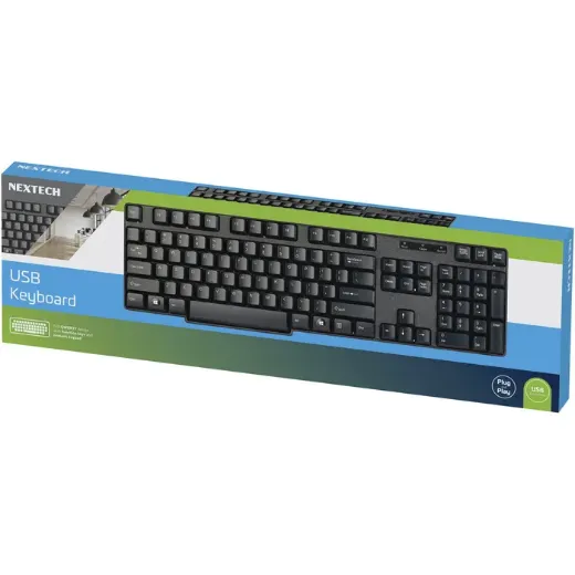 Picture of Black QWERTY USB Keyboard