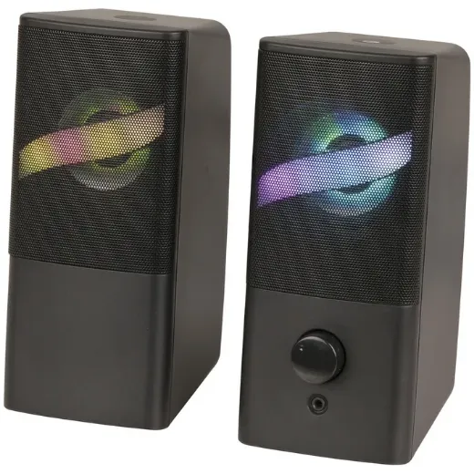 Picture of 2CH Powered PC Stereo Speakers with RGB Lights