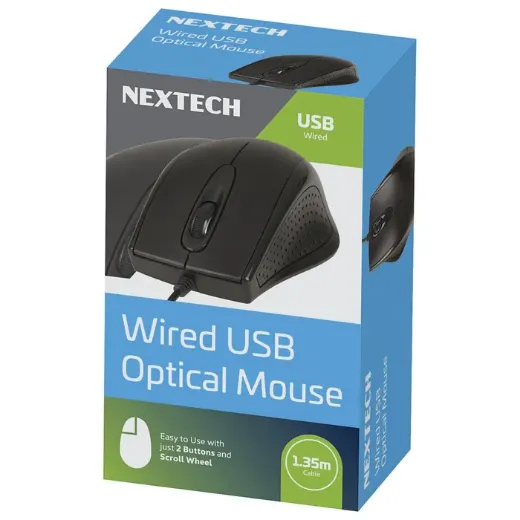 Picture of NEXTECH Wired 3 Button Optical Mouse