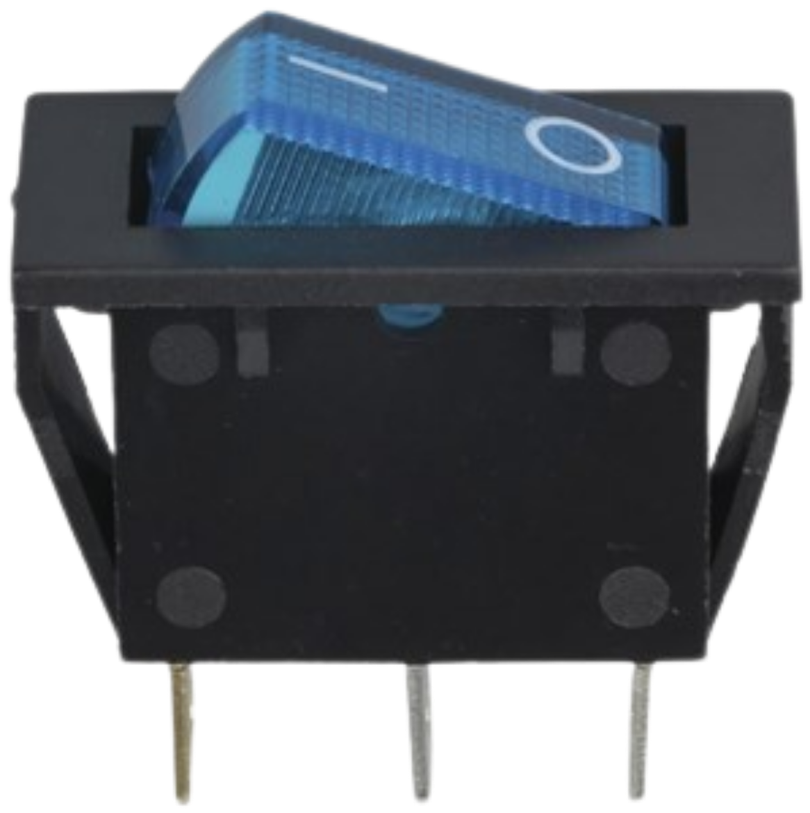 Picture of Rocker Switch Illuminated Blue SPST 15A 240VAC