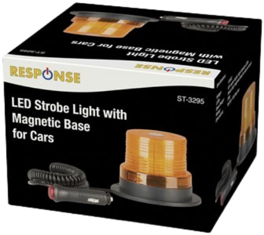 Picture of 12VDC LED Strobe Light with Magnetic Base for Cars