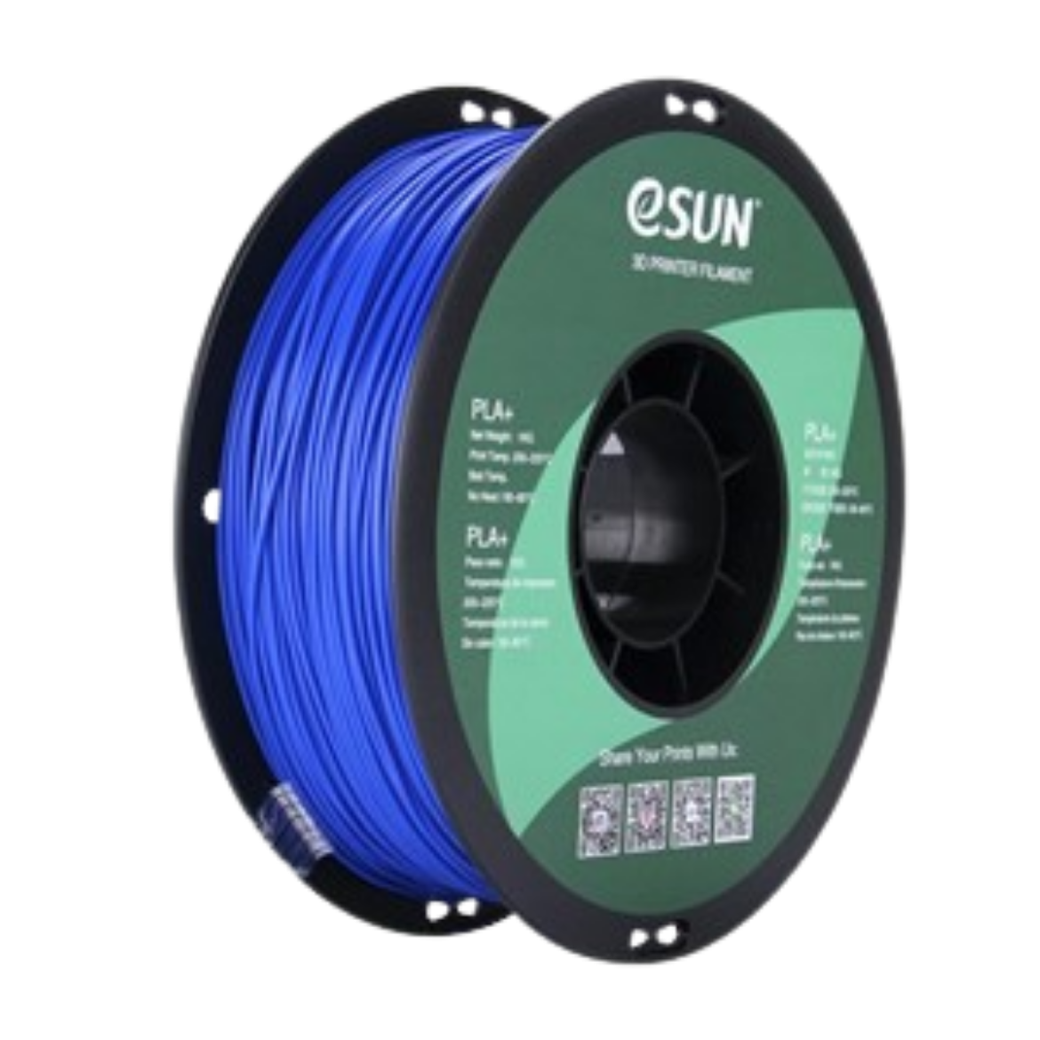 Picture of eSUN Blue PLA+ Filament 1kg 1.75mm