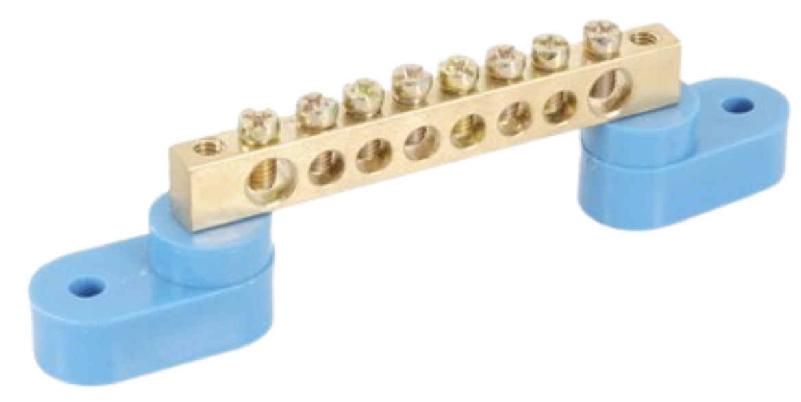 Picture of Machined Brass Busbar (8 way)