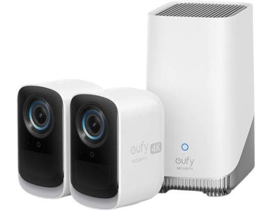 Picture of eufyCam 3C (S300) 2 Pack with HomeBase 3