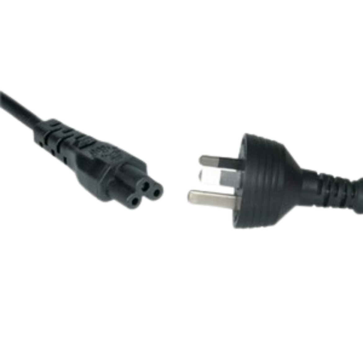Picture of 1.8m Clover Leaf 3pin Mains Plug to IEC C5