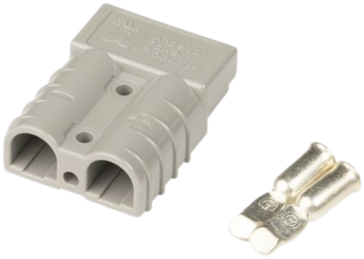Picture of Anderson SB50 Power Connector - 50A 6 Gauge Contacts