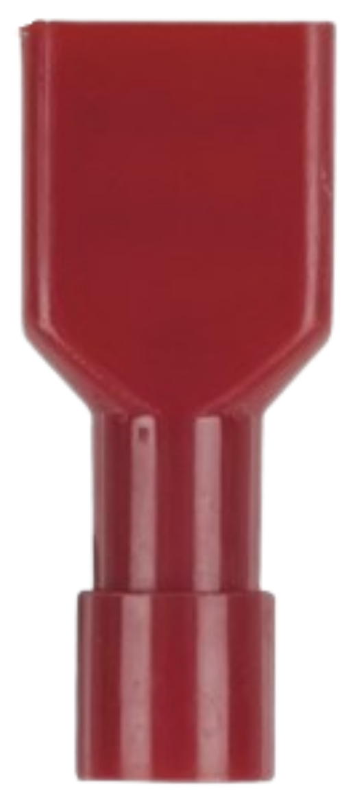 Picture of Fully Insulated Female Spade - Red - Pack of 8