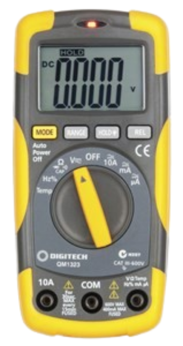 Picture of Cat III Multimeter with Temperature