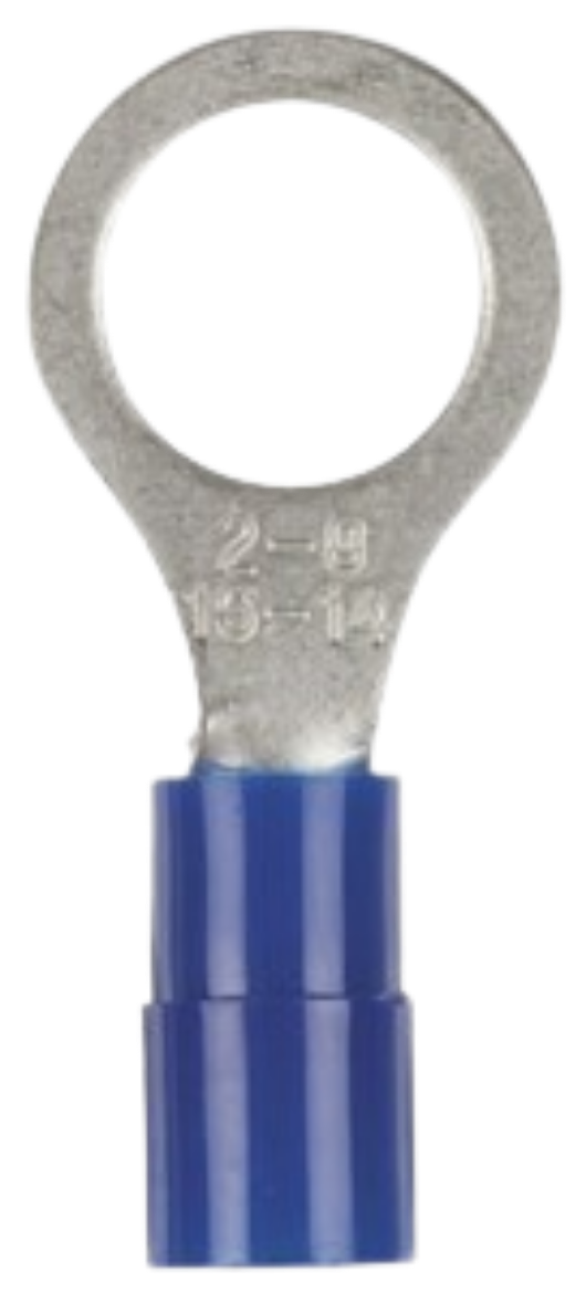 Picture of Blue 8mm Eye Terminal - Pack of 8