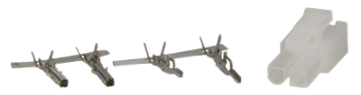 Picture of 2 Pin Miniature Nylon MOLEX-Type Connector