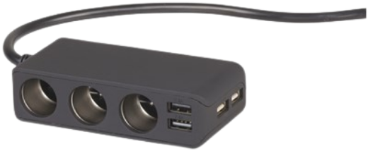 Picture of 3-Way Cigarette Lighter with USB Power