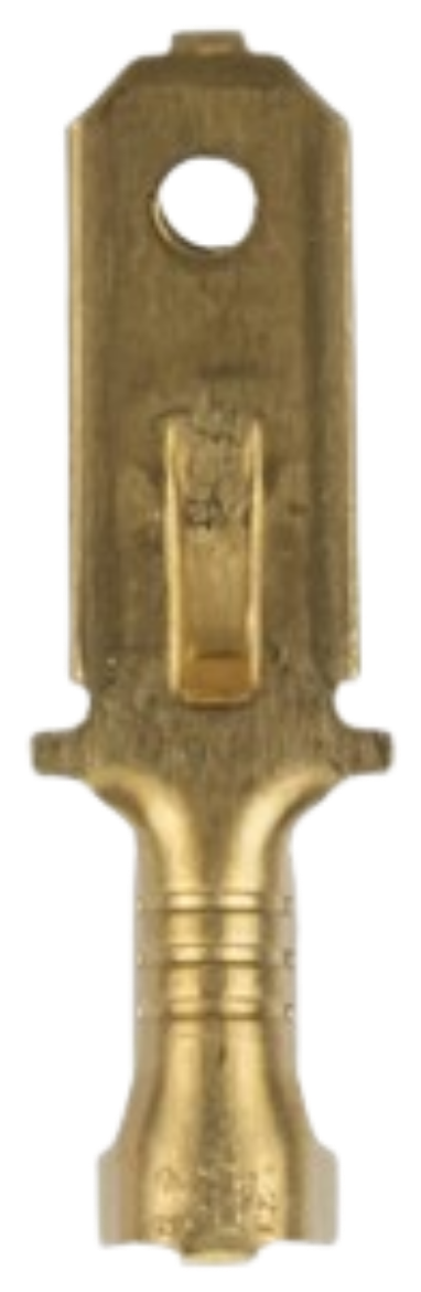 Picture of Spade Plug 6.3mm Pk 10