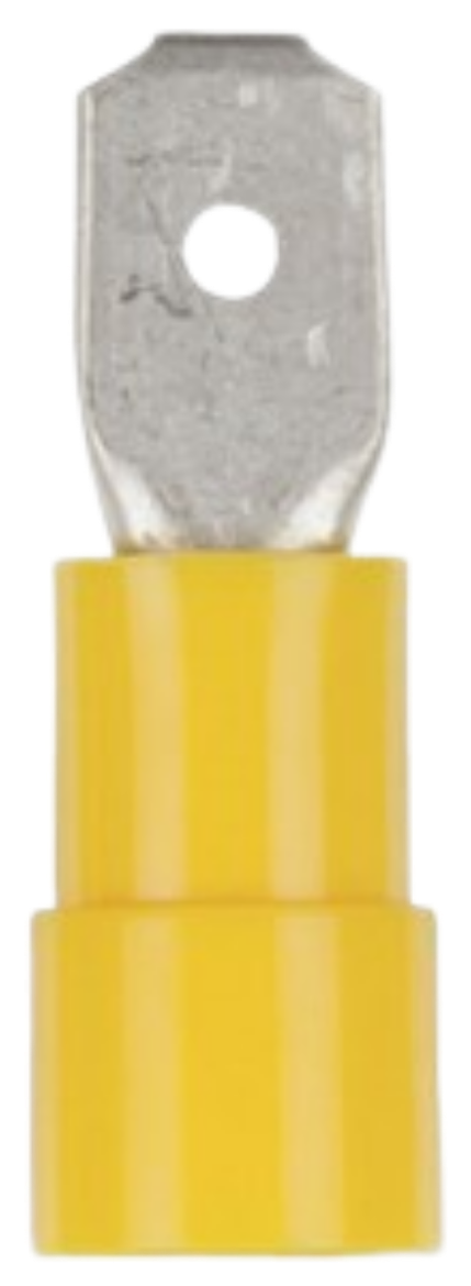 Picture of Male Spade - Yellow - Pack of 8