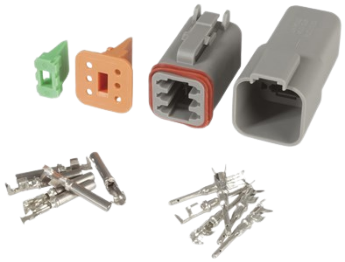 Picture of 6-Way Weatherproof Deutsch Connector Set