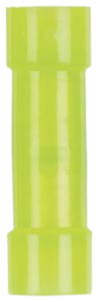 Picture of Butt Connector - Yellow - Pack of 8