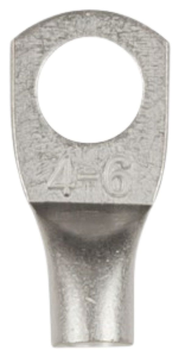 Picture of 6mm Non-Insulated Eye Terminal 4mm2 14-12AWG Pack of 8
