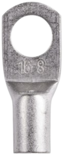 Picture of 8mm Non-Insulated Eye Terminal 15mm2 6AWG Pack of 4