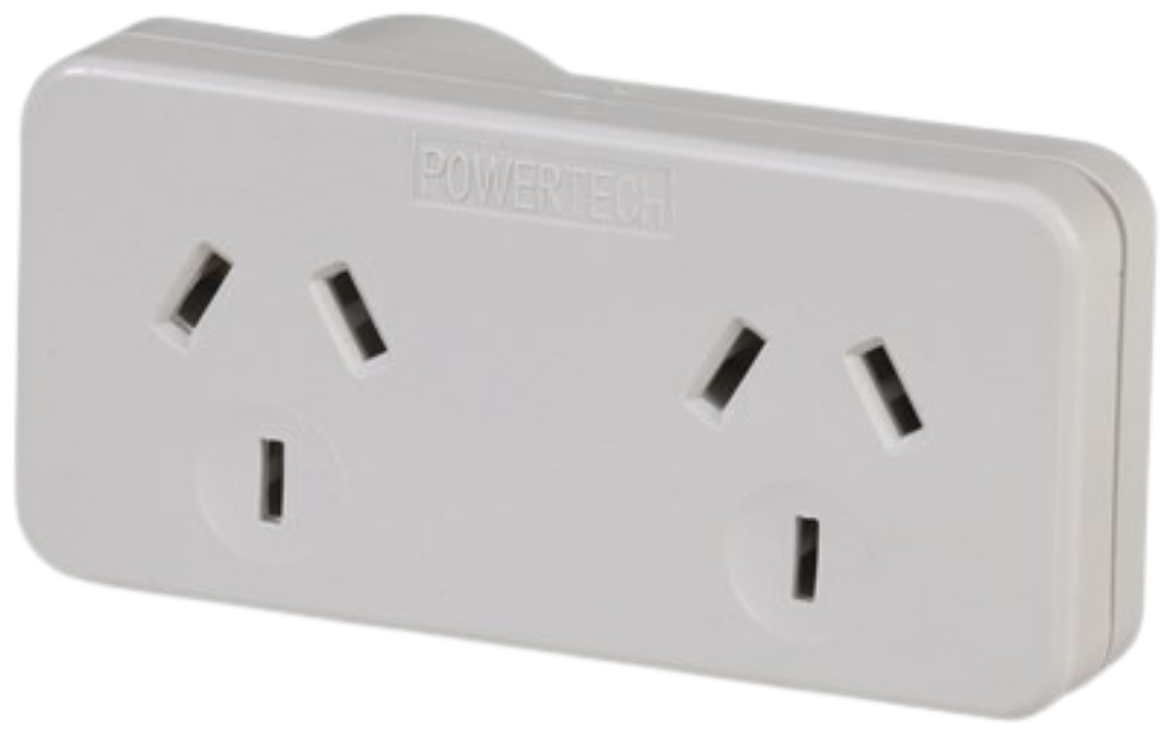 Picture of Mains Double Adaptor - Right