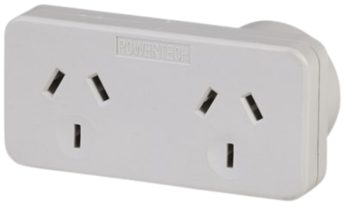 Picture of Mains Double Adaptor - Left