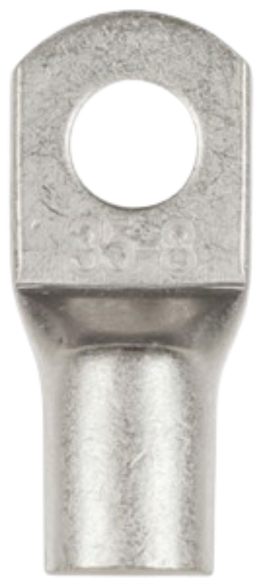 Picture of 8mm Non-Insulated Eye Terminal 35mm2 2AWG Pack of 4