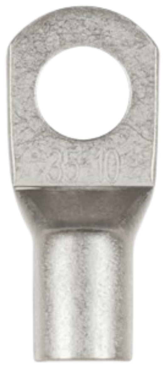 Picture of 10mm Non-Insulated Eye Terminal 35mm2 2AWG Pack of 2