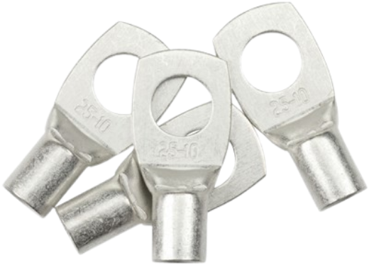 Picture of 10mm Non-Insulated Eye Terminal 25mm2 4AWG Pack of 4