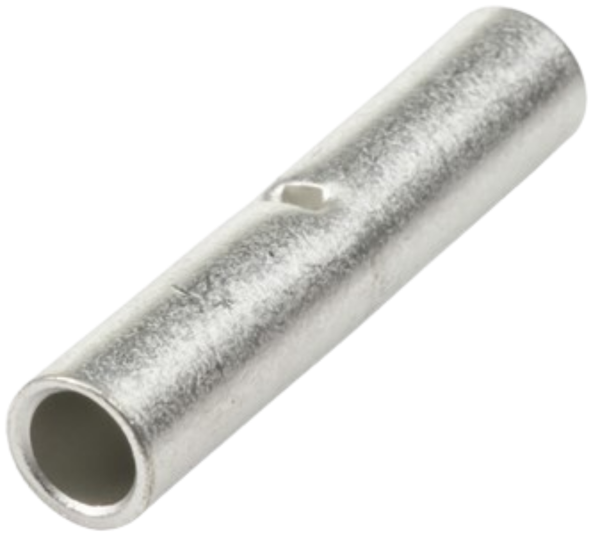 Picture of Non-Insulated Butt Terminal 8AWG Pack of 4