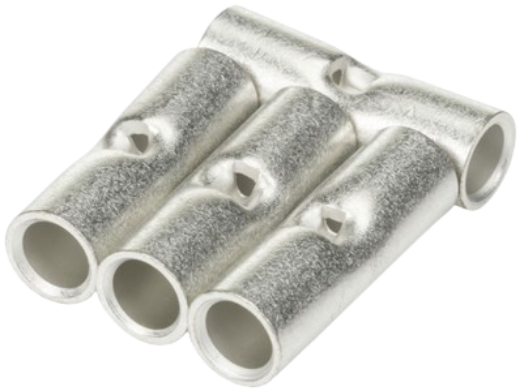 Picture of Non-Insulated Butt Terminal 6AWG Pack of 4