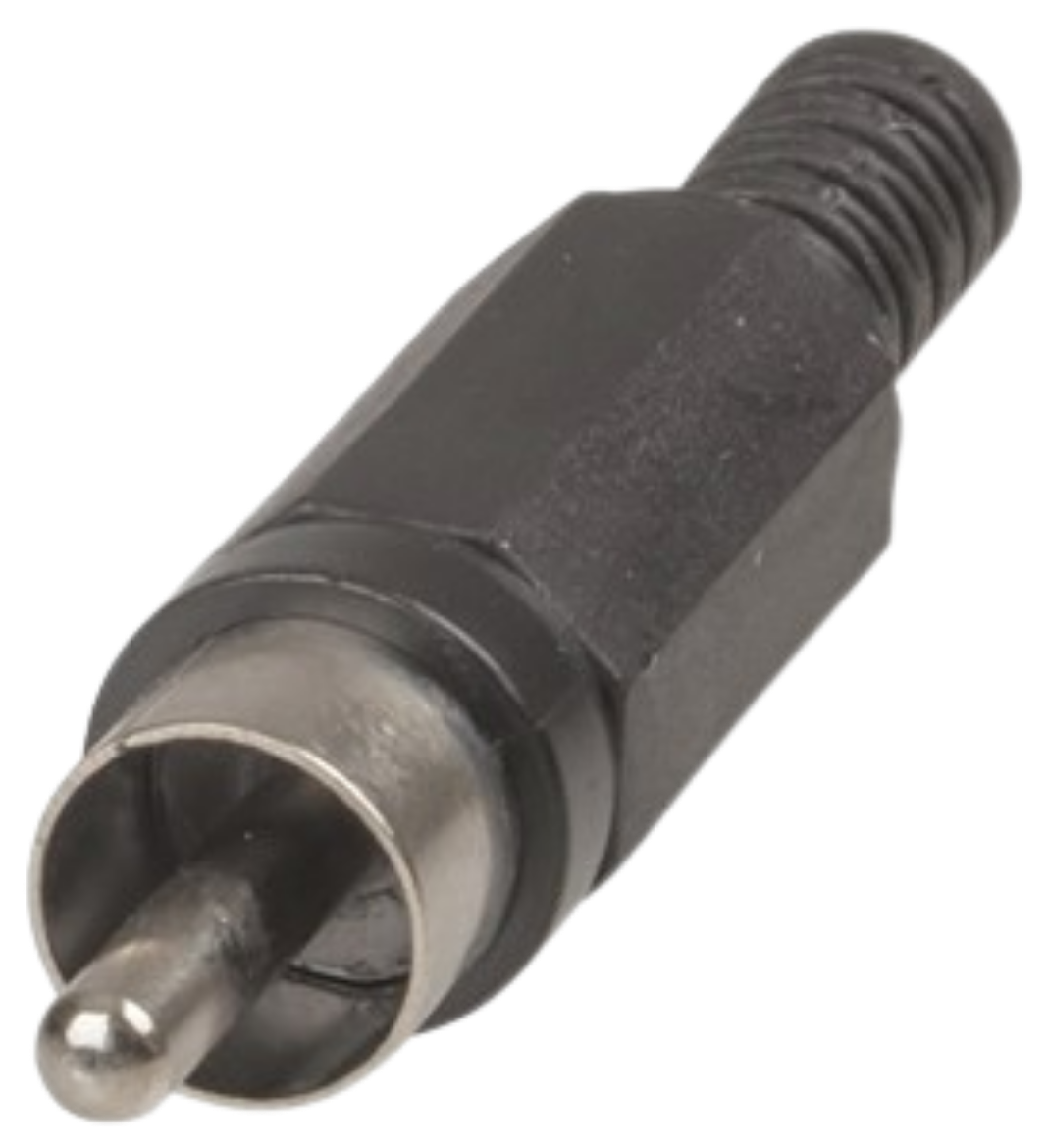 Picture of Electus PP0242 RCA Male Plug Black