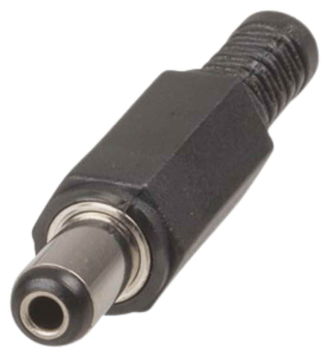 Picture of 2.1mm DC Power Line Connector 9.5mm Shaft