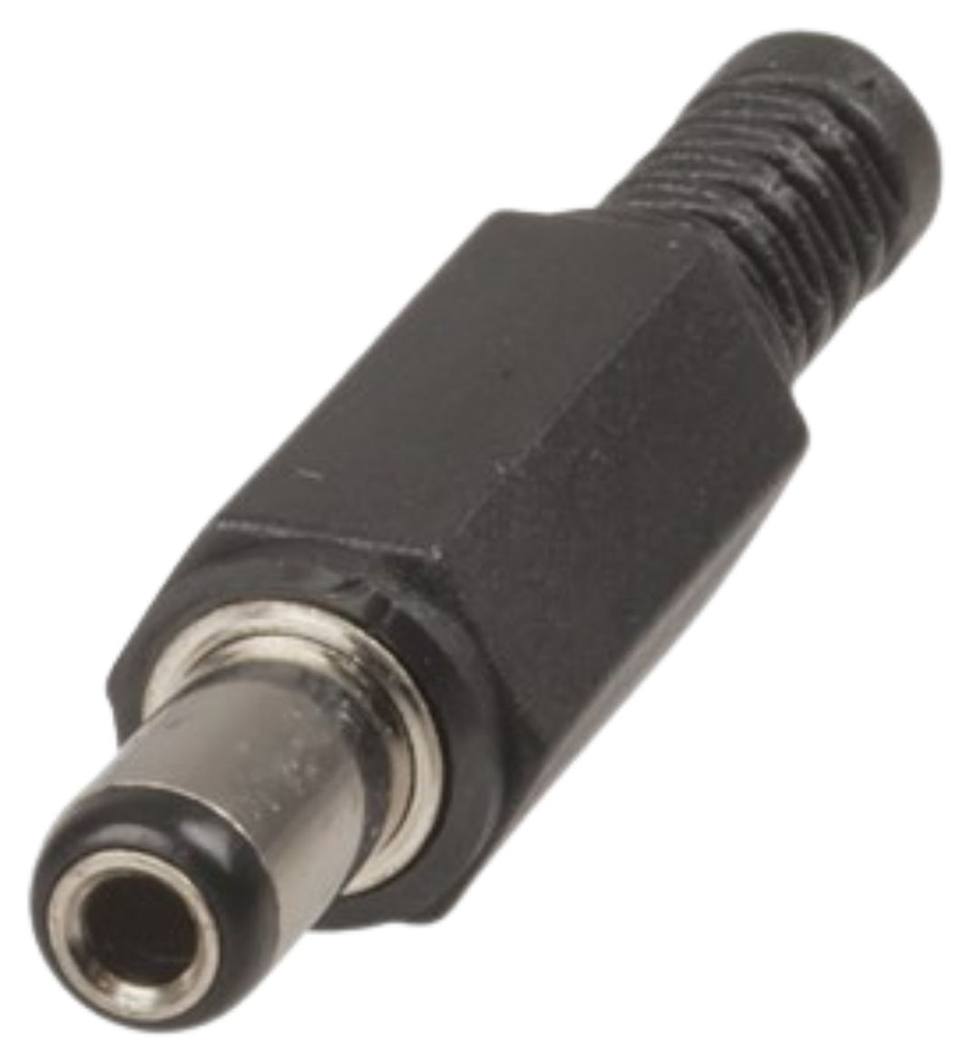Picture of 2.5mm DC Power Line Connector 10mm Shaft