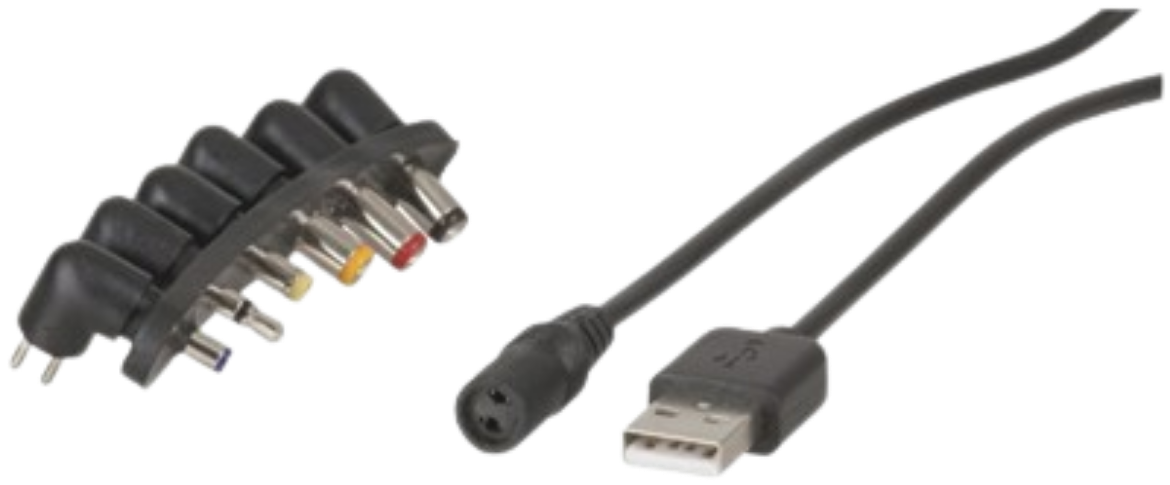 Picture of 6 Plug DC to USB Cable Kit