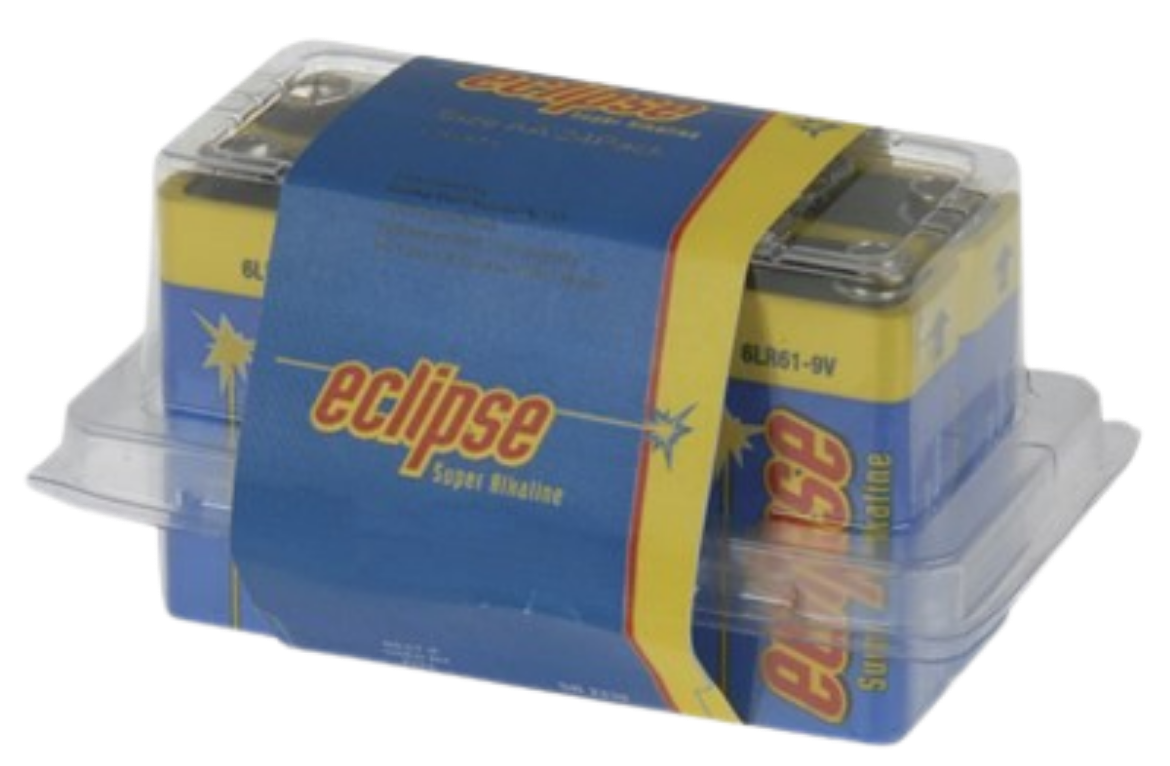Picture of Eclipse 9v Alkaline Batteries - Pack of 6