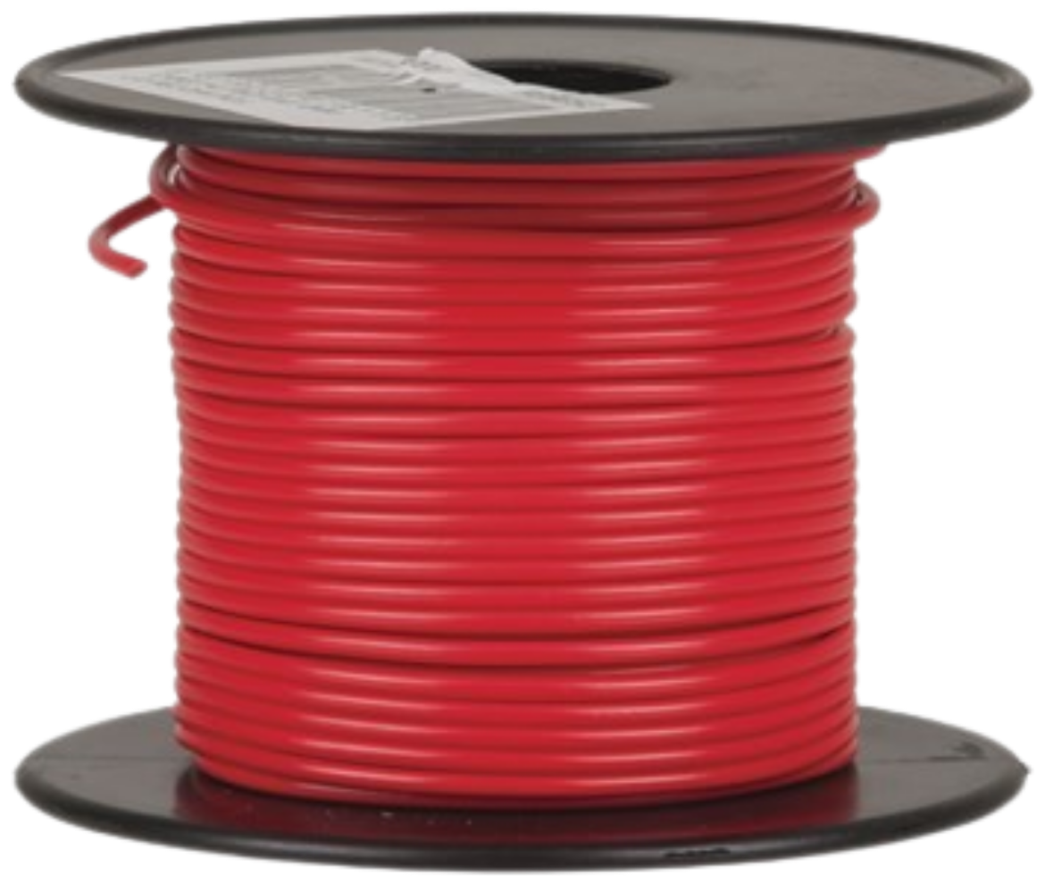 Picture of Red Light Duty Hook-up Wire - 25m