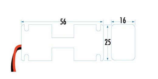 Picture of 2 X AA Side by Side Battery Holder
