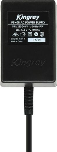 Picture of Kingray 17.5V AC 100mA Plug Pack with PAL connection on power injector PSK08