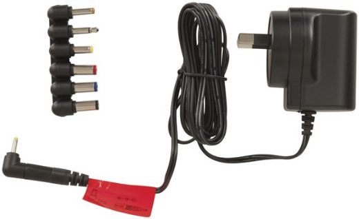 Picture of 9V DC 500mA Ultra-Slim Power Supply 7DC Plugs