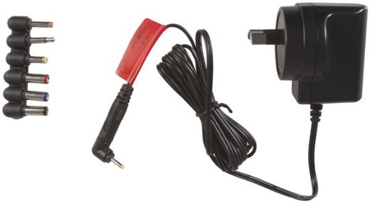 Picture of 12V DC 400mA Ultra-Slim Power Supply 7DC Plugs