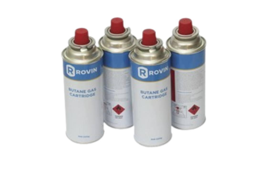 Picture of Butane Gas Aerosol 220gm with bayonet fitting 4 Pack