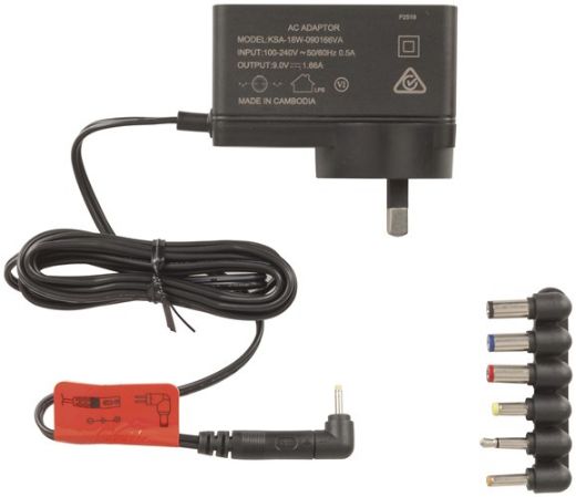 Picture of 9V DC 1.8A Slim Power Supply 7DC Plugs