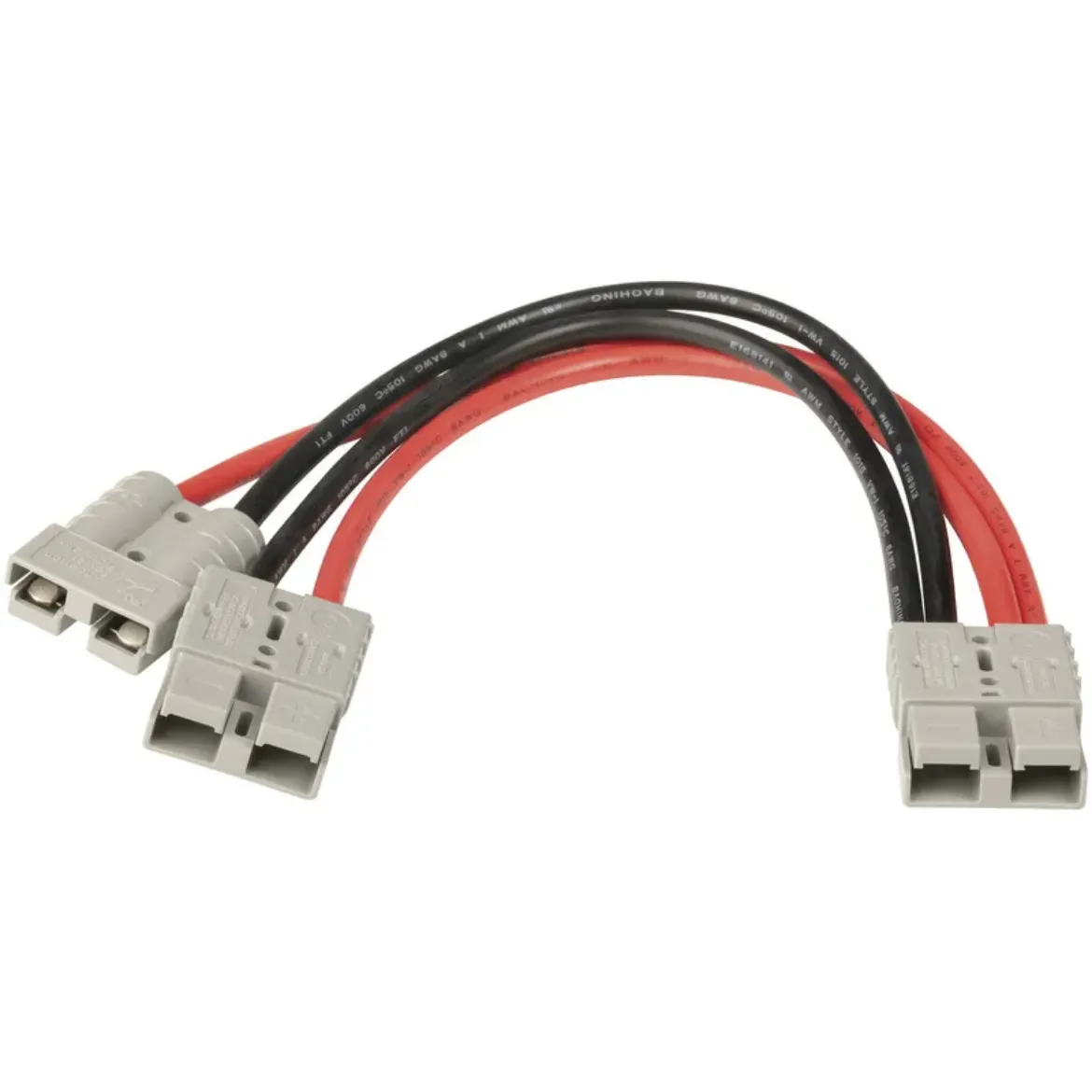 Picture of High Current Connector Piggyback Cable 50A 8G R/B