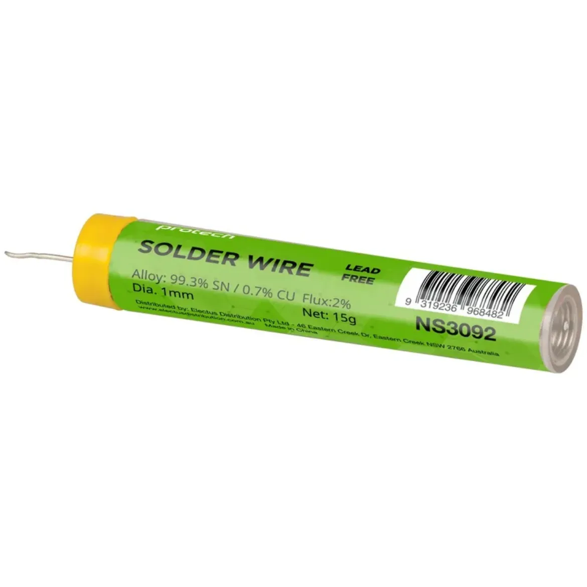 Picture of 1.0mm 15g Lead Free Solder Hobby Tube