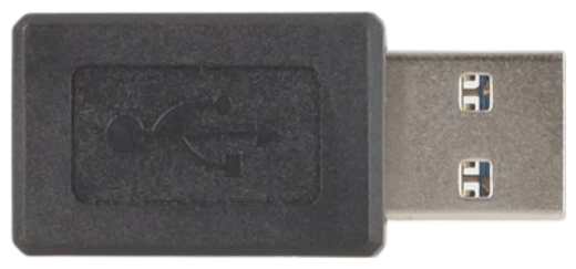 Picture of USB 3.0 A Plug to Type-C Socket Adaptor