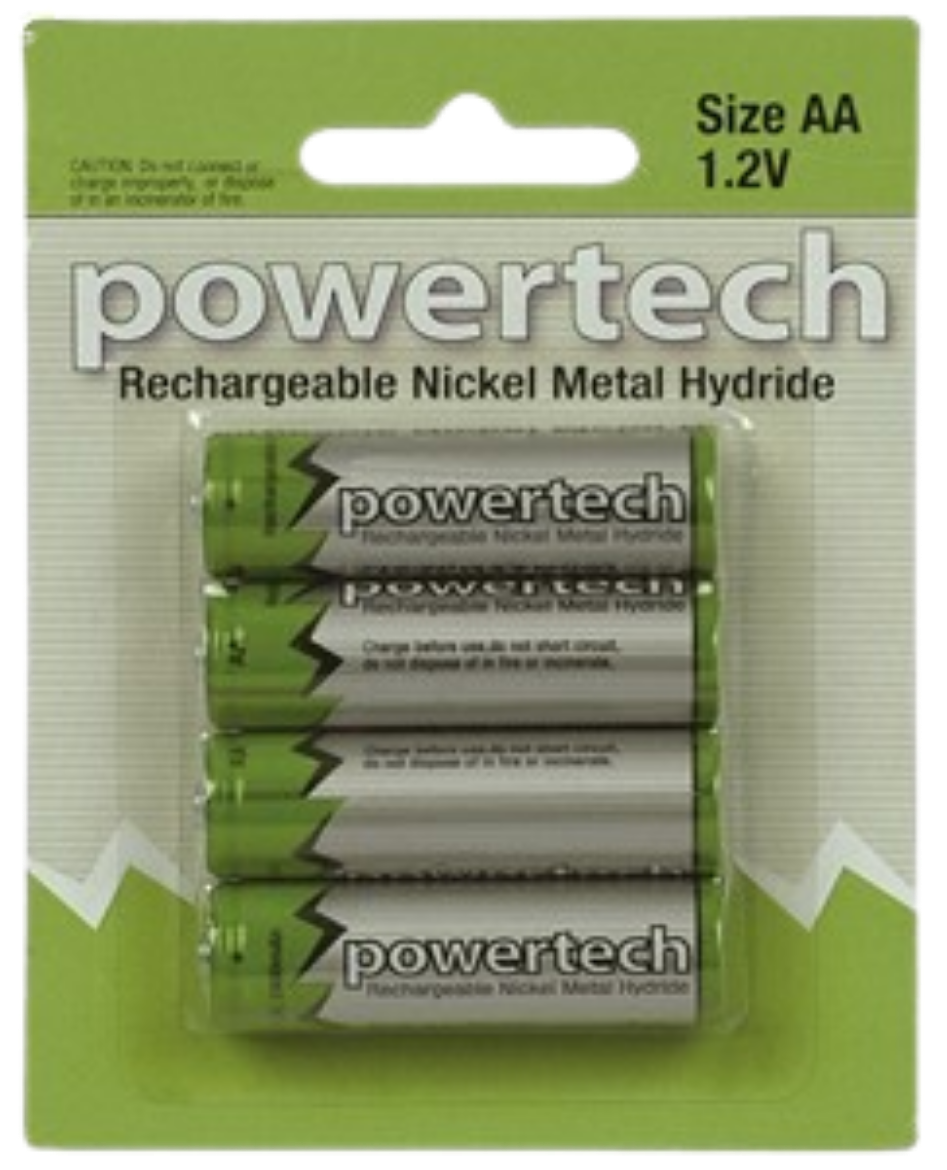 Picture of 1.2V 2500mAh AA Ni-MH Batteries - Pack of 4