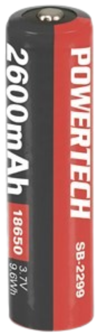 Picture of 18650 2600mAh Li-ion Protected Battery